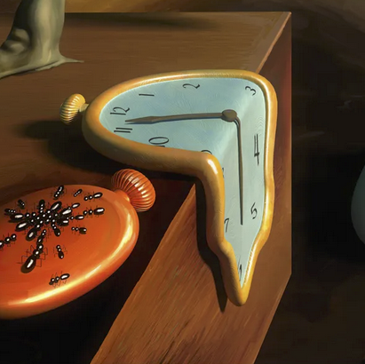 Painting with the Padre: The Persistence of Memory - Salvador Dali - logo